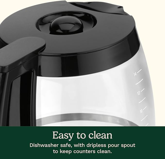 12-Cup Programmable Thermal Coffee Maker Stainless Steel Brew Strength Control Machine
