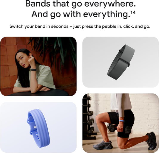 Screenless Fitness Health Tracker AI Coaching Wearable Obsidian One Size Device