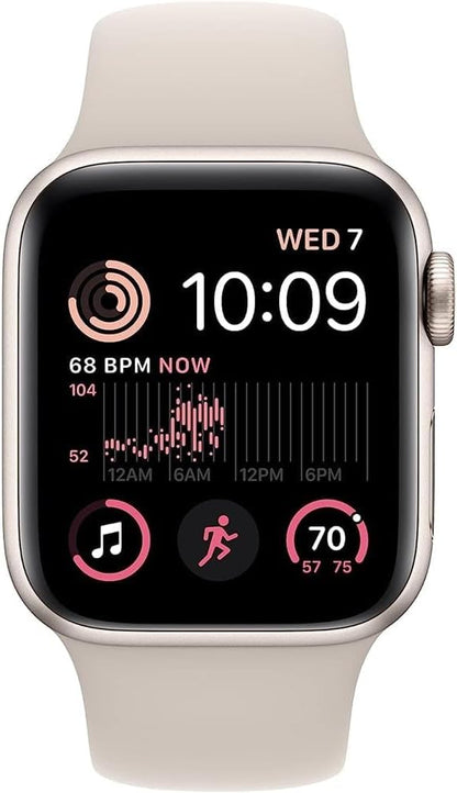 GPS Smartwatch 40mm Starlight Aluminum Case Sport Band Wearable Device Fitness