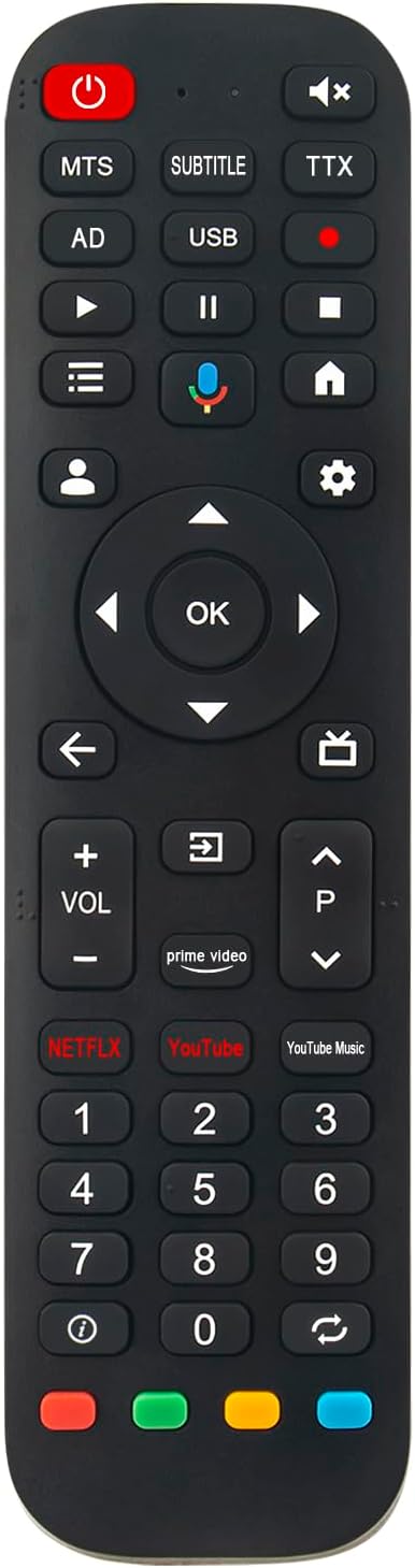 Replacement Voice Remote fit for FPD 43 Inch 4K 1080p UHD FHD Smart TV Palette-Series CG43-P3, Canvas-Series CG43-C3