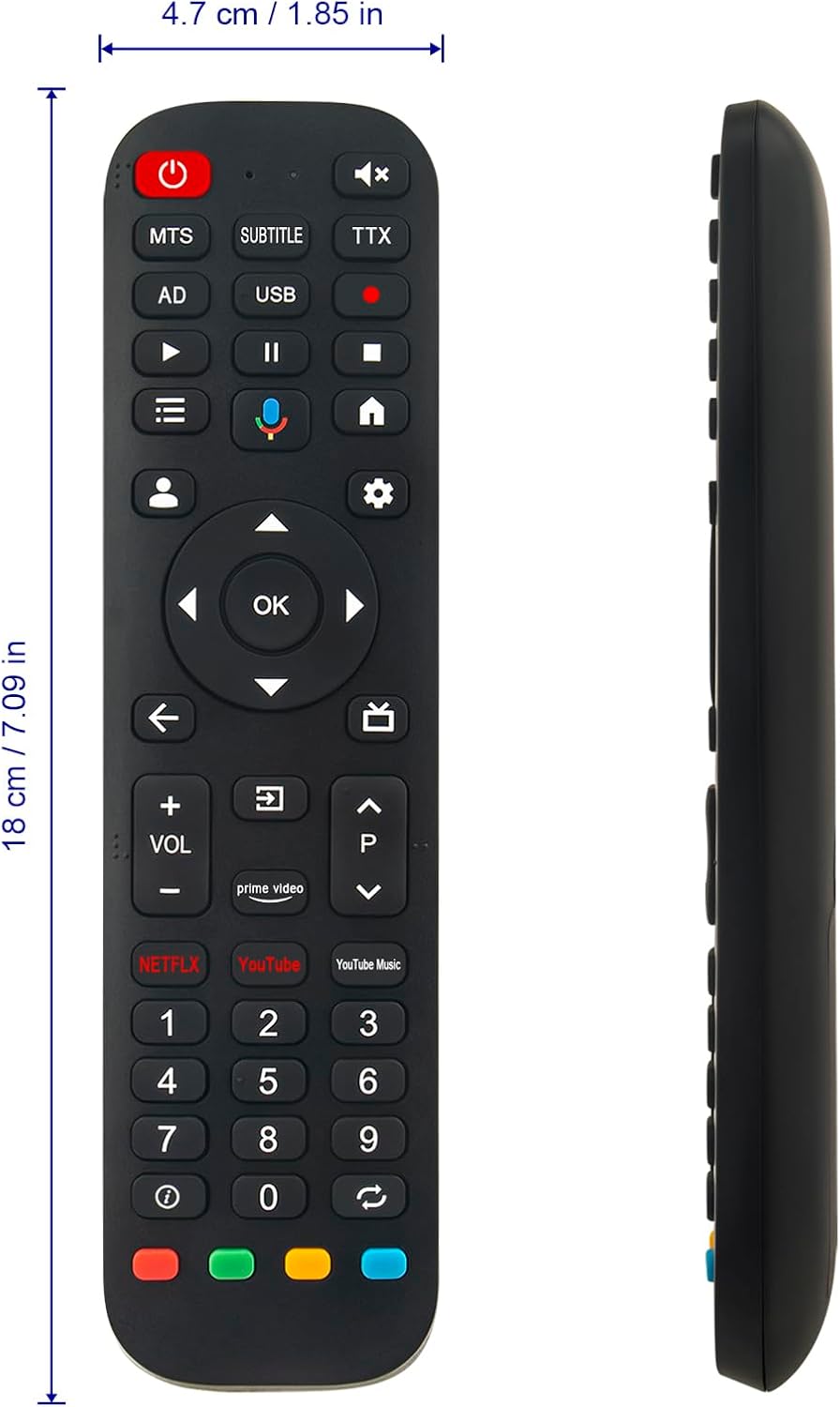 Replacement Voice Remote fit for FPD 43 Inch 4K 1080p UHD FHD Smart TV Palette-Series CG43-P3, Canvas-Series CG43-C3