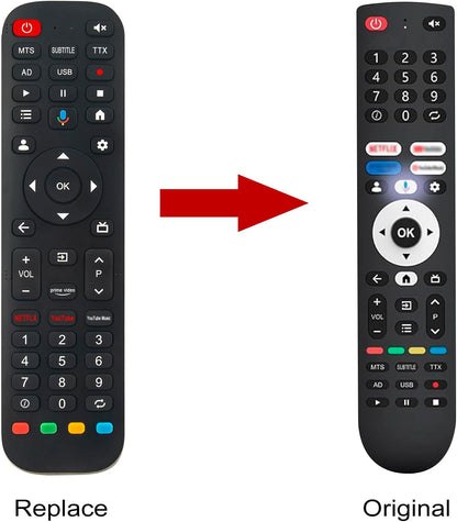 Replacement Voice Remote fit for FPD 43 Inch 4K 1080p UHD FHD Smart TV Palette-Series CG43-P3, Canvas-Series CG43-C3