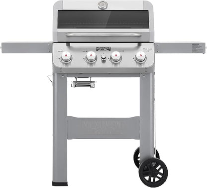 Monument 4-Burner Propane Gas Grill Stainless Steel Outdoor Barbecue Cooking Station