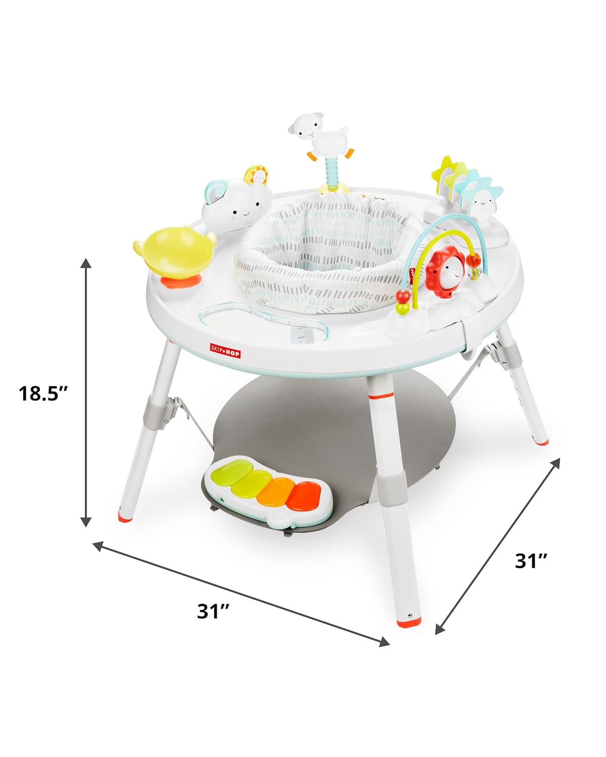 Baby 3-Stage Activity Center Interactive Play Table Learning Development Toy Fun