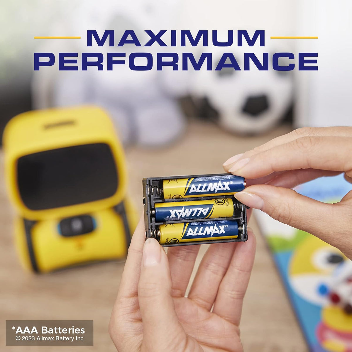 Allmax AAA Maximum Power Alkaline Batteries (12 Count) – 1.5V | Triple A • 10-Year Shelf Life • Leakproof Design • Ultra Long-Lasting • Maximum Performance