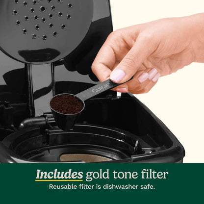 14-Cup Programmable Coffee Maker Glass Carafe Stainless Steel Brew Control Machine