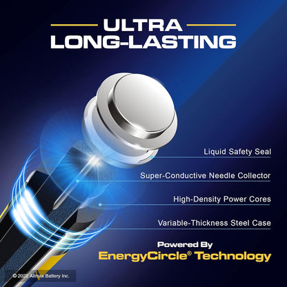 Allmax AAA Maximum Power Alkaline Batteries (12 Count) – 1.5V | Triple A • 10-Year Shelf Life • Leakproof Design • Ultra Long-Lasting • Maximum Performance
