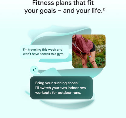 Screenless Fitness Health Tracker AI Coaching Wearable Obsidian One Size Device