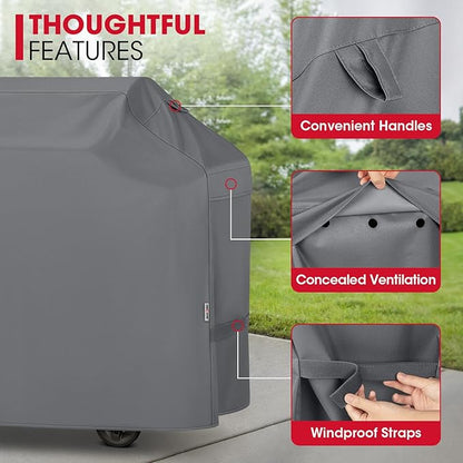 55 Inch Heavy Duty Waterproof Outdoor Gas Grill Cover All Weather Protection