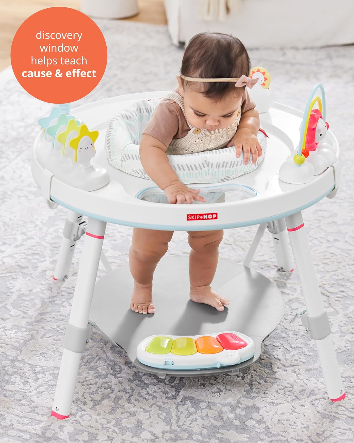 Baby 3-Stage Activity Center Interactive Play Table Learning Development Toy Fun
